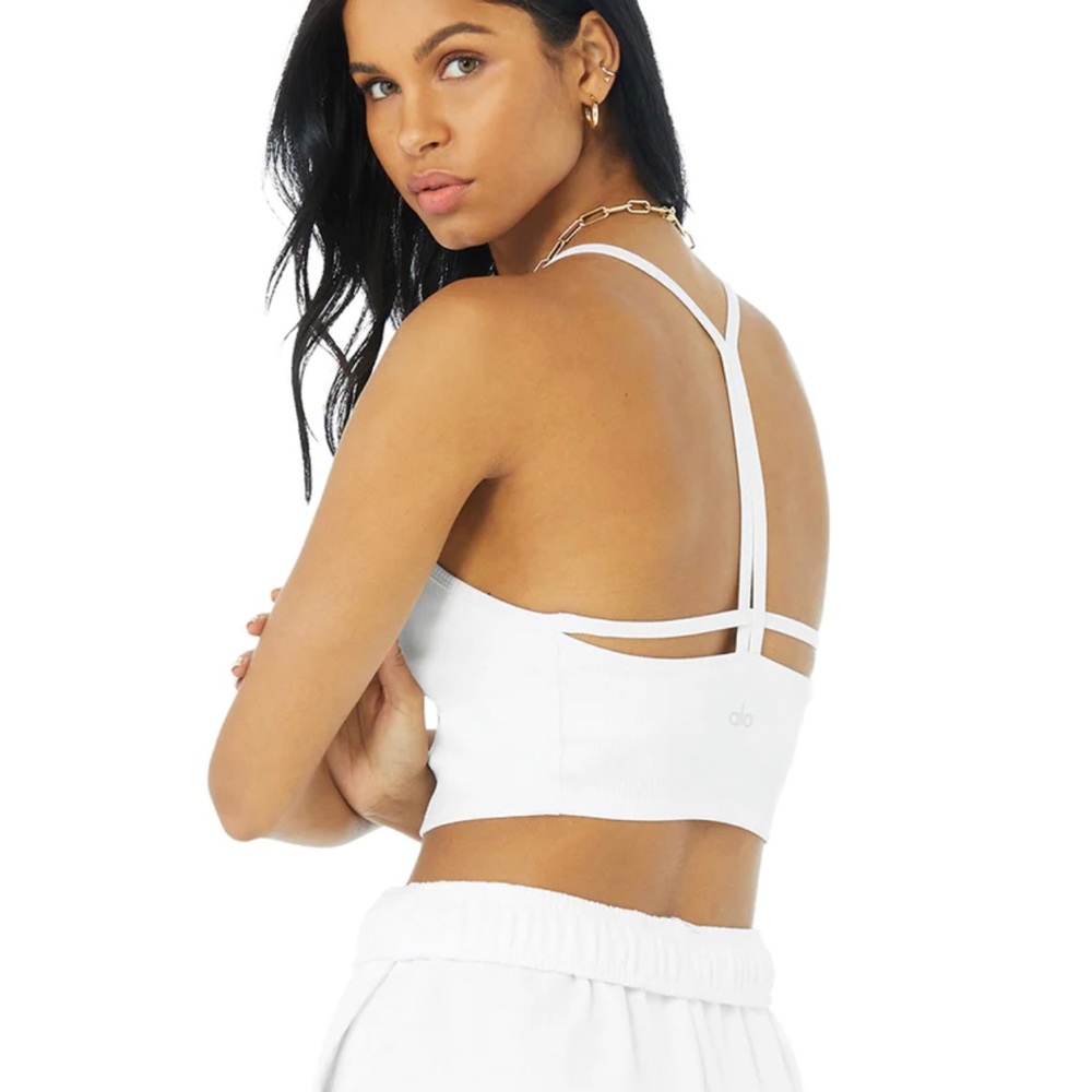 Alo Yoga Alosoft Ribbed Crop Calm Tank